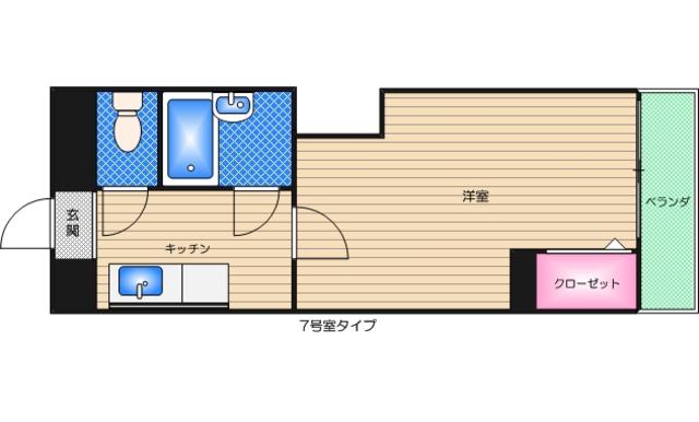 ディザイア新大阪(1K/5階)の間取り写真