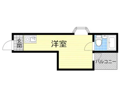 プレアール新大阪3(ワンルーム/4階)の間取り写真