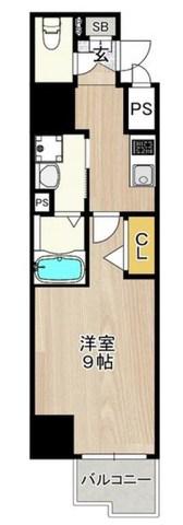 PHOENIX新大阪(1K/7階)の間取り写真