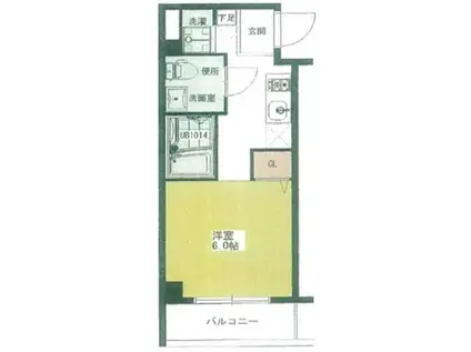 新北野NCビル(ワンルーム/7階)の間取り写真