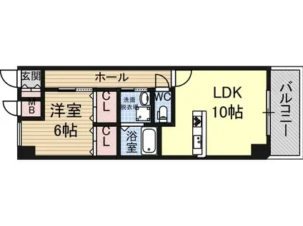 コージーコート加美(1LDK/3階)の間取り写真
