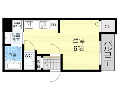 エム・ステージ平野本町3(ワンルーム/2階)の間取り写真