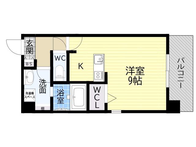LE CINQ 尼崎東(ワンルーム/7階)の間取り写真