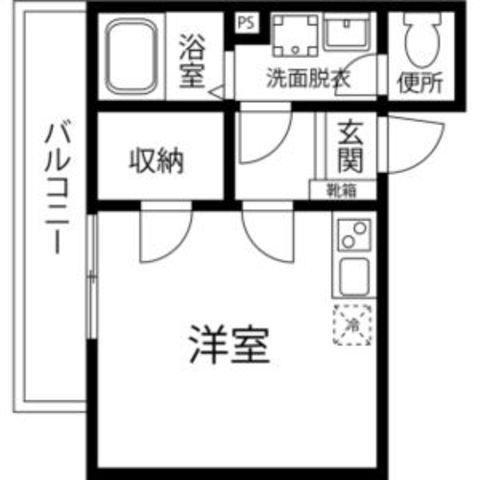 ノイヴェル道意(ワンルーム/2階)の間取り写真