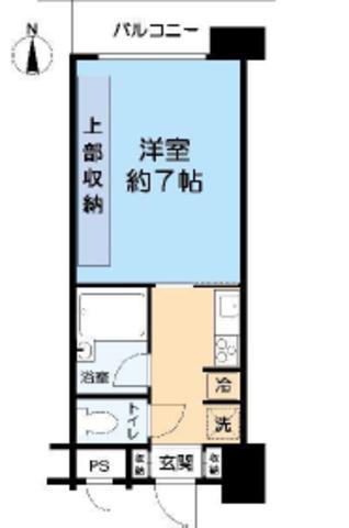 フォレスト西宮(1K/3階)の間取り写真