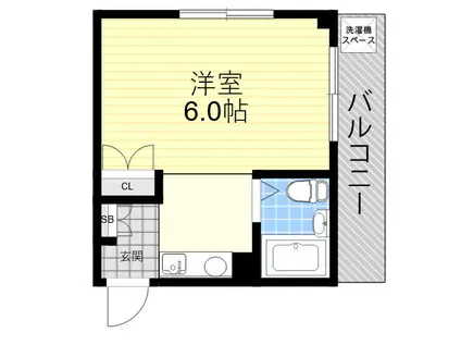 パラッツオニッセイ(ワンルーム/1階)の間取り写真