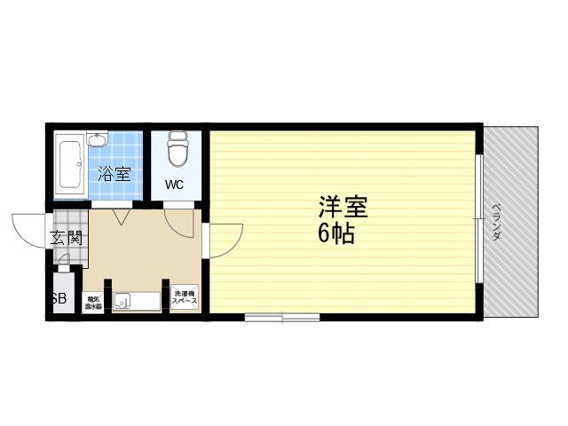 ステラハウス37(ワンルーム/3階)の間取り写真