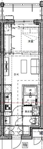 LEGALANDNISHINOMIYA PARKSIDE(1LDK/4階)の間取り写真