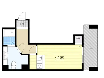 S-Tアポロニア(1K/2階)の間取り写真