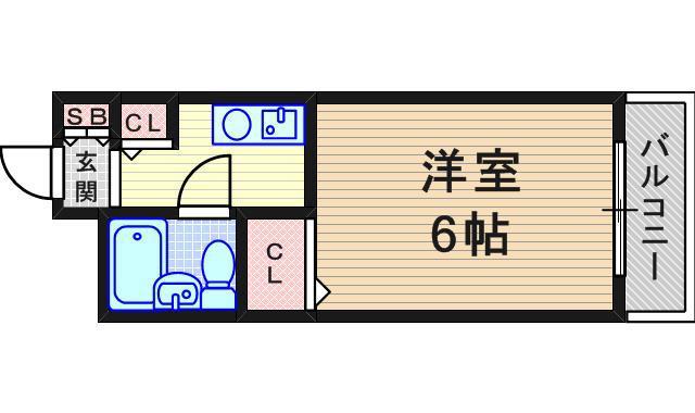 メルベールマウンテンヴィレッジ(1K/2階)の間取り写真