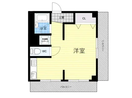 ネクステージ塚口本町(1K/3階)の間取り写真