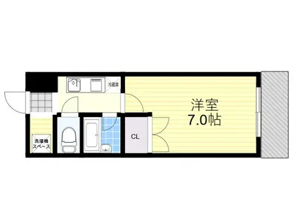 粋和ビル(1K/4階)の間取り写真