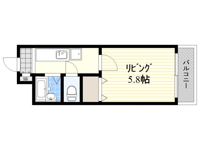 MAISON RAFFINE(1K/3階)の間取り写真