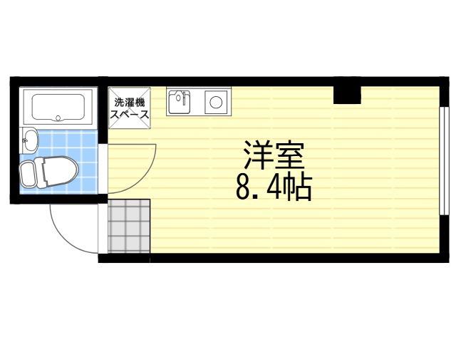 JPアパートメント吹田Ⅳ(ワンルーム/2階)の間取り写真