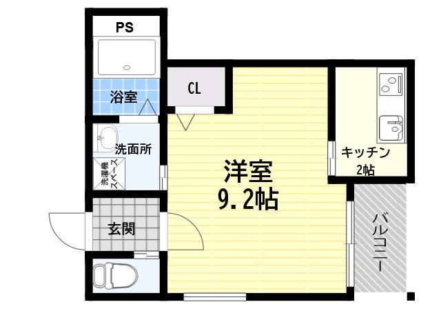 F ASECIA SOMNUS(1K/1階)の間取り写真