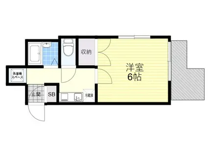 カーサ・ジュピター(ワンルーム/3階)の間取り写真