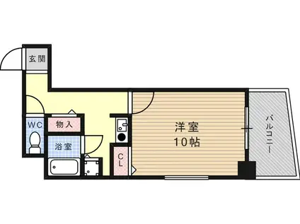 サンビルダー王子公園(1K/2階)の間取り写真