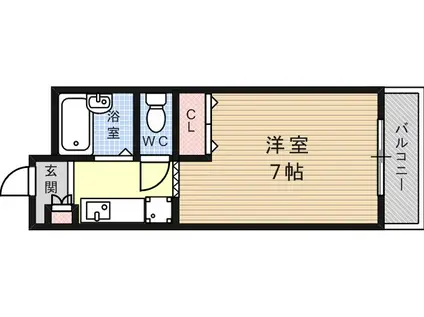 関口ハイツ(1K/1階)の間取り写真