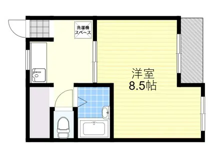 松田ビル(1K/4階)の間取り写真