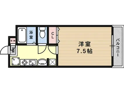 イワタマンション(1K/3階)の間取り写真