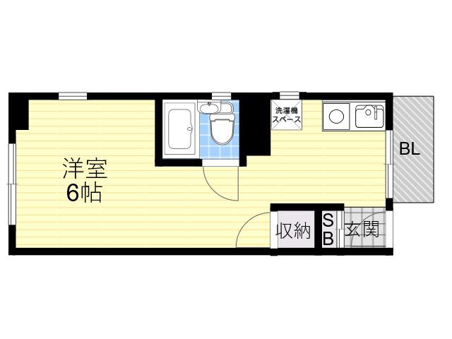 小泉マンション(ワンルーム/3階)の間取り写真