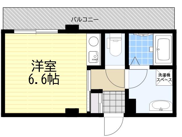 SORA住吉(1K/4階)の間取り写真