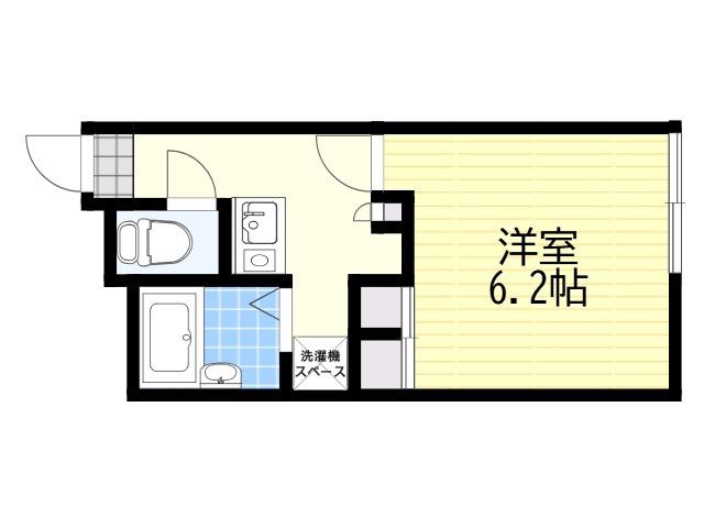 レオパレスオーキッドⅡ(1K/1階)の間取り写真
