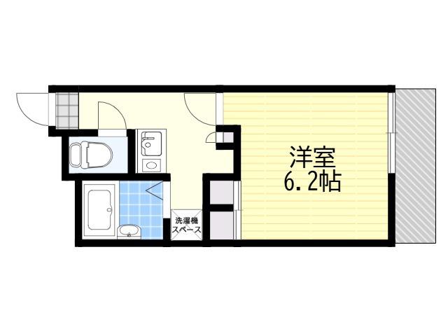 レオパレスオーキッドⅡ(1K/2階)の間取り写真