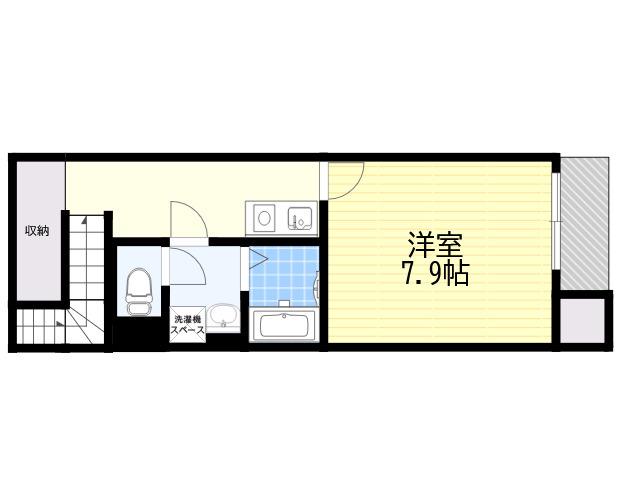 レオネクストミズキ(1K/2階)の間取り写真