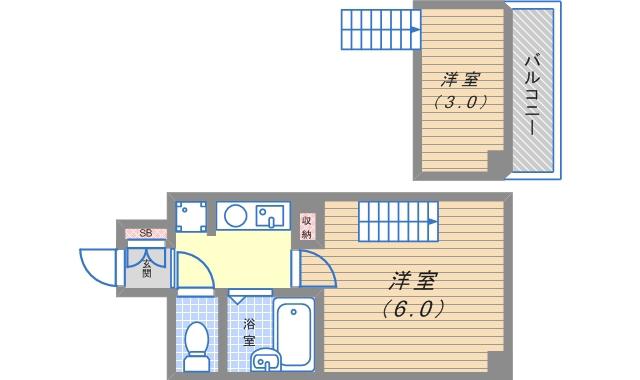 エステムコート神戸西(1K/9階)の間取り写真