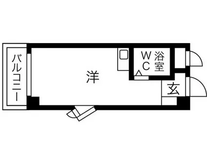 リリーフ明日香新石切(ワンルーム/3階)の間取り写真