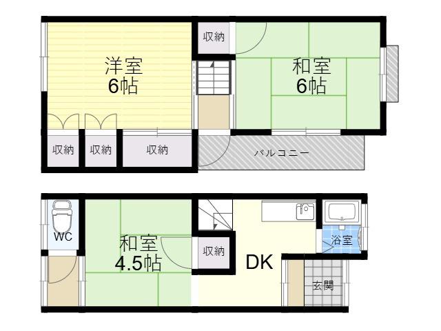 アマブレ花園(3DK)の間取り写真