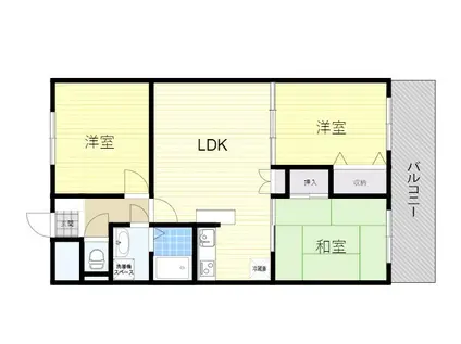 ロイヤルグレイスヴィラ(3LDK/3階)の間取り写真