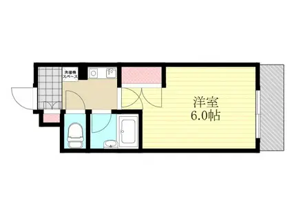 エスリード新大阪第8(1K/6階)の間取り写真