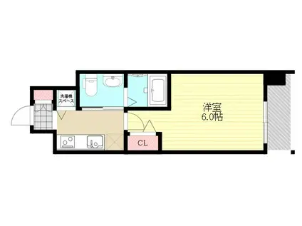 エスリード新大阪ノース(1K/6階)の間取り写真