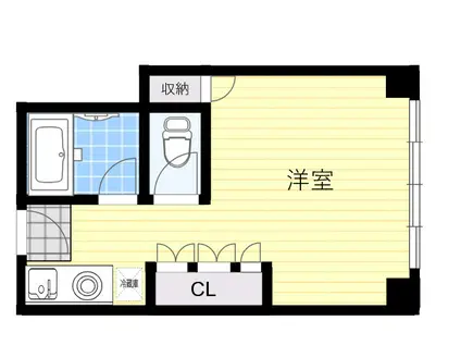 メゾン淀川(ワンルーム/7階)の間取り写真