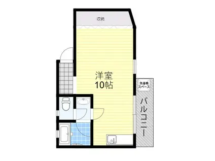 光永マンション(ワンルーム/4階)の間取り写真
