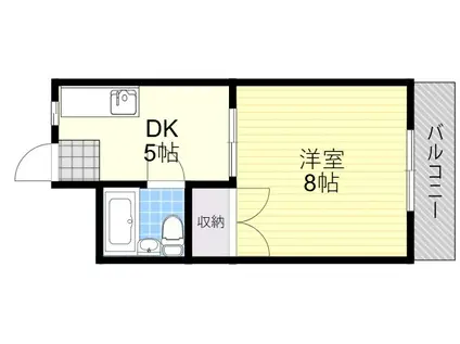 萩原マンション(1DK/3階)の間取り写真