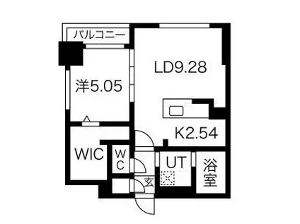 MODENA SIAN(1LDK/3階)の間取り写真