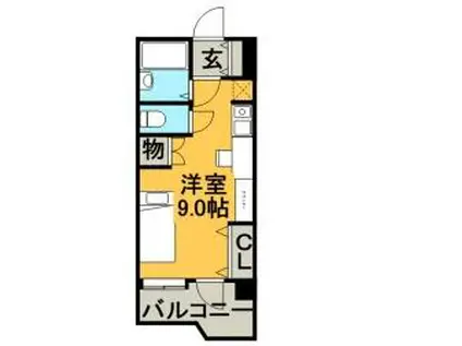 サンシャインシティー21(ワンルーム/6階)の間取り写真