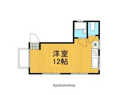 セゾン千代田(ワンルーム/3階)の間取り写真