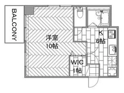 ヨシオカビル(1K/3階)の間取り写真