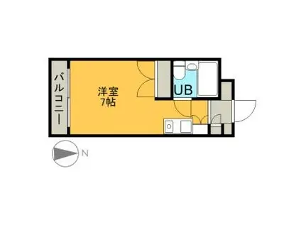 サンコート上前津(ワンルーム/4階)の間取り写真