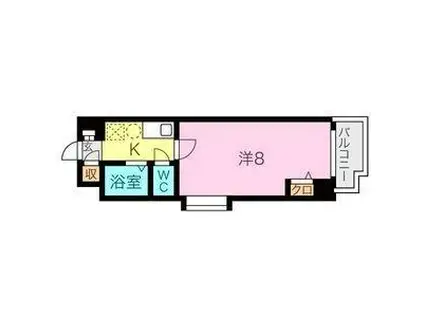 コンセール新栄(1K/3階)の間取り写真