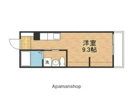 コンフォール海田(ワンルーム/2階)の間取り写真