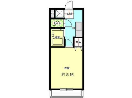 CHEZ-SOI TATSUMI(1K/3階)の間取り写真