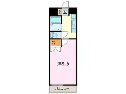JR東海道本線 原駅(静岡) 徒歩43分 5階建 築25年(1K/1階)の間取り写真