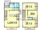 阪急甲陽線 苦楽園口駅 徒歩13分 2階建 築8年