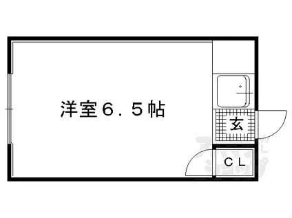 倉橋マンション(ワンルーム/4階)の間取り写真
