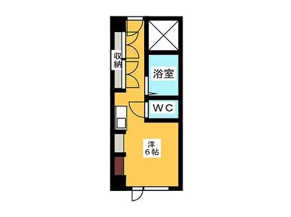 東カン名古屋キャステール(ワンルーム/10階)の間取り写真